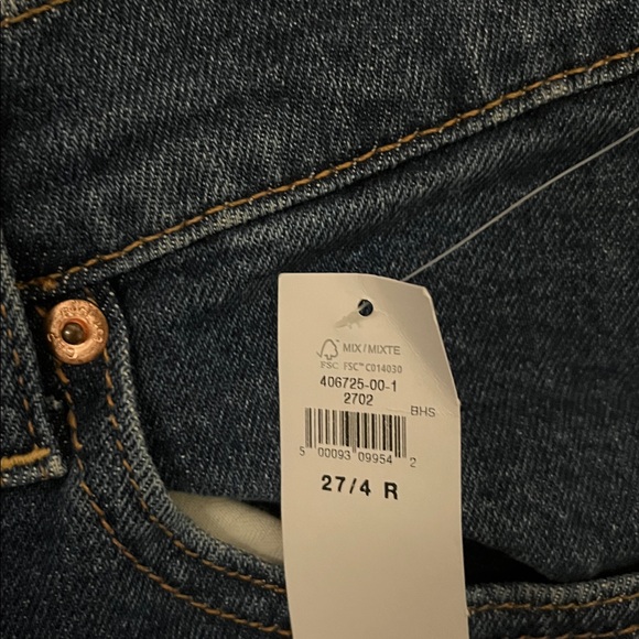 GAP high rise stride 4 Flare Wide-Leg Jeans new - Picture 4 of 5